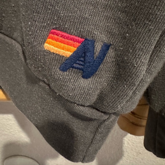 EUC Aviator Nation unisex crewneck with a “Tribe of Peace” patch on ombré front - Picture 6 of 16